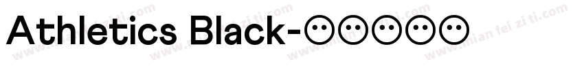 Athletics Black字体转换